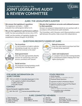 Joint Legislative Audit & Review Committee