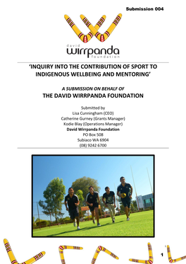 The David Wirrpanda Foundation
