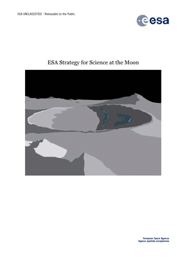 ESA Strategy for Science at the Moon