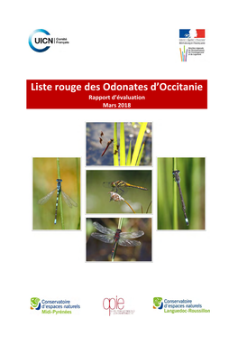 Liste Rouge Des Odonates D'occitanie