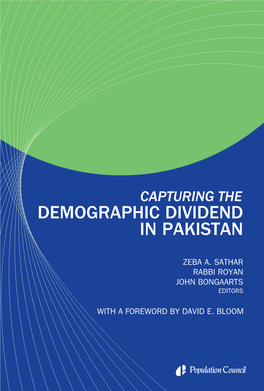 Capturing the Demographic Dividend in Pakistan