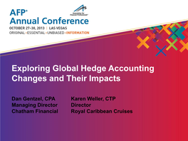Exploring Hedge Accounting Changes and Their Impacts