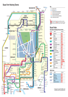 Buses from Hackney Downs