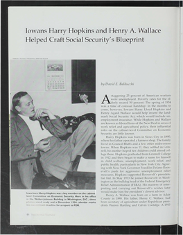 Iowans Harry Hopkins and Henry A. Wallace Helped Craft Social Security's Blueprint