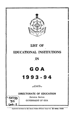 Goa 19 93-94