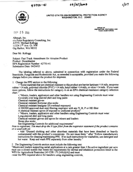 U.S. EPA, Pesticide Product Label, DICAMBAZINE, 09/25/2003