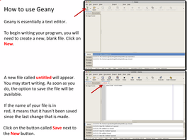 Geany Tutorial