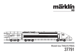 Modell Des THALYS PBKA