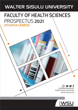 Faculty of Health Sciences Prospectus 2021 Mthatha Campus
