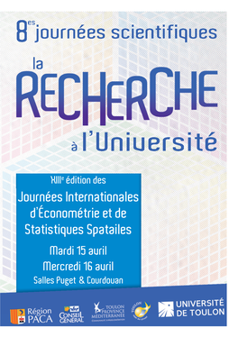 Journées Internationales D'économétrie Et De Statistiques