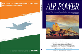 Air Power Chief Marshal • Group • Air • Group Ir Vice Air Marshal • Air Power Air Journal of Air Power and Space Studies and Space of Air Power Journal