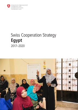 Swiss Cooperation Strategy Egypt 2017–2020 Abbreviations