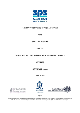 Contract Between Scottish Ministers