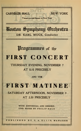 Boston Symphony Orchestra Concert Programs, Season 27,1907-1908, Trip