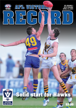 VFL Record 2014 Rnd 1B.Indd