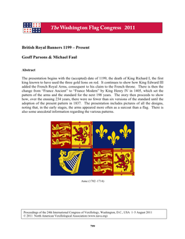 British Royal Banners 1199–Present