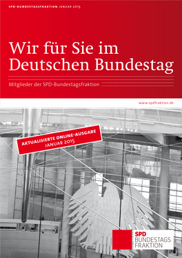 Wir Für Sie Im Deutschen Bundestag