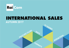 International Sales Autumn 2017 Tv Shows