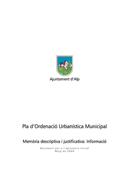 Pla D'ordenació Urbanística Municipal
