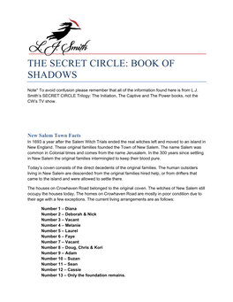 Book of Shadows