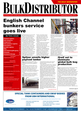 English Channel Bunkers Service Goes Live