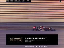 Spanish Grand Prix 09/10/11 May 2014 Barcelona