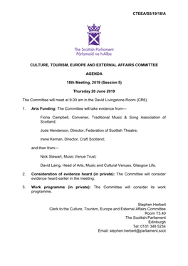 Meeting Papers for Thursday 20 June 2019