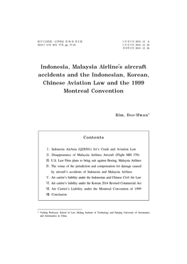 Indonesia, Malaysia Airline's Aircraft Accidents and The