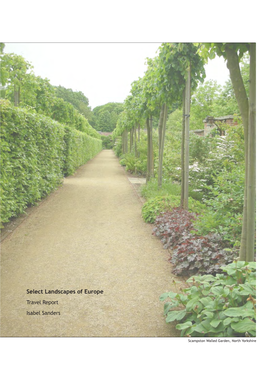 Select Landscapes of Europe Travel Report Isabel Sanders