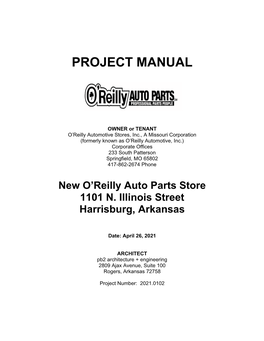 Project Manual