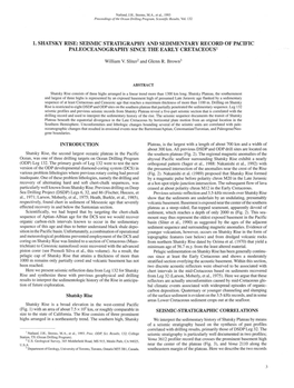 1. Shatsky Rise: Seismic Stratigraphy and Sedimentary Record of Pacific Paleoceanography Since the Early Cretaceous1