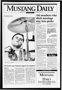 Mustang Daily, May 26, 1995
