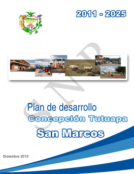Plan De Desarrollo Municipal, Concepción Tutuapa, San