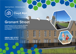 Gronant Street a Development of 2 and 3 Bedroom Affordable Homes, Available to Buy Through Homebuy