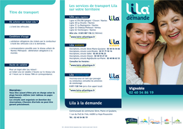 Lila À La Demande