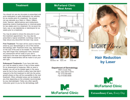 Hair Reduction by Laser