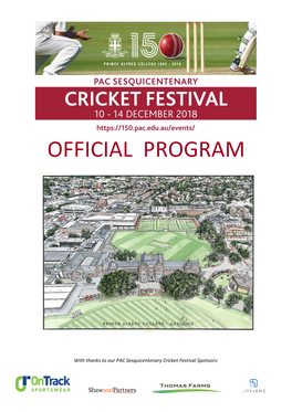 Official Program