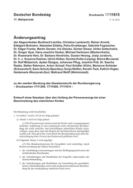 Deutscher Bundestag Drucksache 17/11815