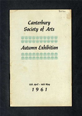 Canterbury Society of Arts Autumn Exhibition