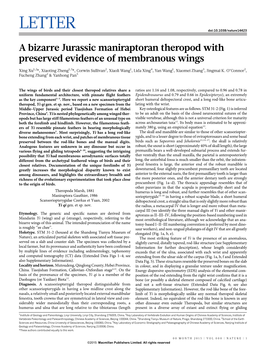 LETTER Doi:10.1038/Nature14423