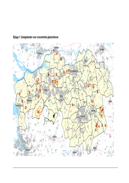 Zoekgebieden Voor Concentratie Glastuinbouw