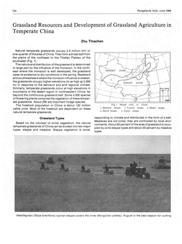 Grassland Resources and Development of Grassland Agriculture in Temperate China