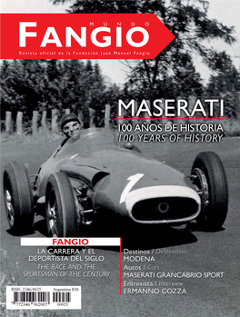 Maserati 100 Años De Historia 100 Years of History