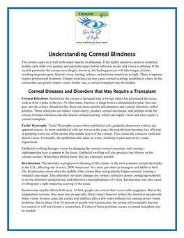 Understanding Corneal Blindness