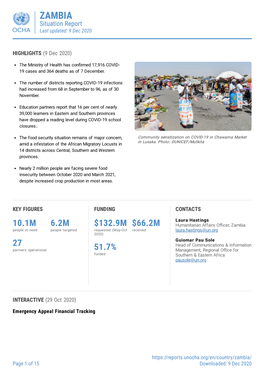 Situation Report Last Updated: 9 Dec 2020