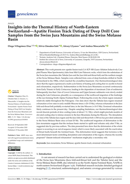 Insights Into the Thermal History of North-Eastern Switzerland—Apatite