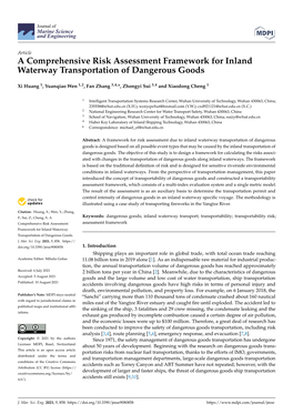 A Comprehensive Risk Assessment Framework for Inland Waterway Transportation of Dangerous Goods