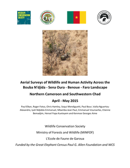 Aerial Surveys of Wildlife and Human Activity Across the Bouba N'djida