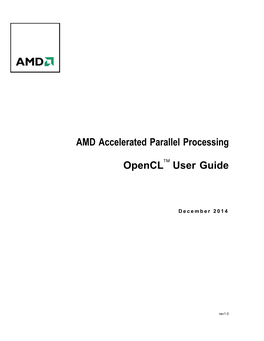 AMD Opencl User Guide.)