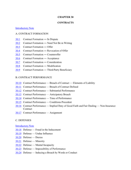 In Dispute 30:2 Contract Formation